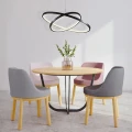 Lampa wisząca LEA 2 czarna Ø 60cm. LED 35W 4000K goldlux