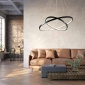 Lampa wisząca LEA 2 czarna Ø 60cm. LED 35W 4000K goldlux