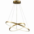 Lampa wisząca LEA 2 złota Ø 60cm. LED 35W 4000K goldlux