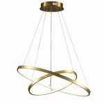 LEA 2 złota Ø 60cm. LED 35W 4000K Lampa wisząca