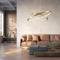 Lampa wisząca LEA 2 złota Ø 60cm. LED 35W 4000K goldlux