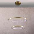 Lampa wisząca LEA 2 złota Ø 60cm. LED 35W 4000K goldlux