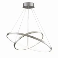 Lampa wisząca LEA 2 nikiel Ø 60cm. LED 35W 4000K goldlux