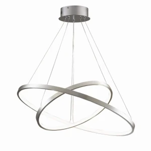 LEA 2 nikiel Ø 60cm. LED 35W 4000K Lampa wisząca
