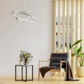 Lampa wisząca LEA 2 nikiel Ø 60cm. LED 35W 4000K goldlux