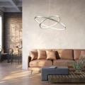 Lampa wisząca LEA 2 nikiel Ø 60cm. LED 35W 4000K goldlux