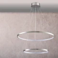 Lampa wisząca LEA 2 nikiel Ø 60cm. LED 35W 4000K goldlux