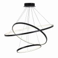 Lampa wisząca LEA 3 czarna Ø 80cm. LED 60W 4000K goldlux