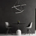 Lampa wisząca LEA 3 czarna Ø 80cm. LED 60W 4000K goldlux