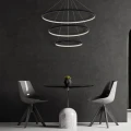 Lampa wisząca LEA 3 czarna Ø 80cm. LED 60W 4000K goldlux