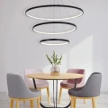 Lampa wisząca LEA 3 czarna Ø 80cm. LED 60W 4000K goldlux