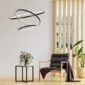 Lampa wisząca LEA 3 czarna Ø 80cm. LED 60W 4000K goldlux