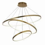 LEA 3 złota Ø 80cm. LED 60W 4000K Lampa wisząca
