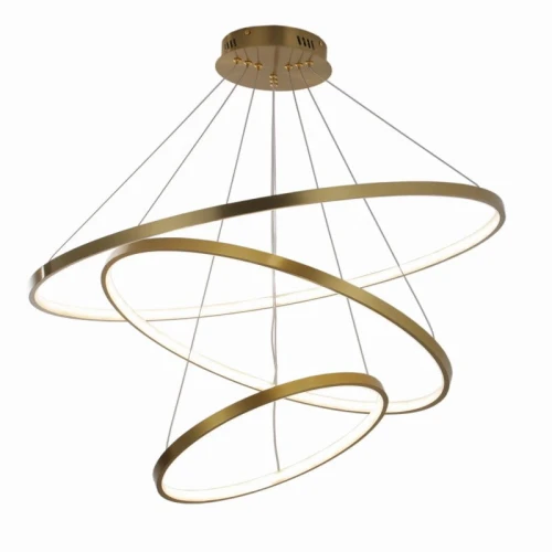 Lampa wisząca LEA 3 złota Ø 80cm. LED 60W 4000K goldlux