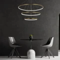 Lampa wisząca LEA 3 złota Ø 80cm. LED 60W 4000K goldlux