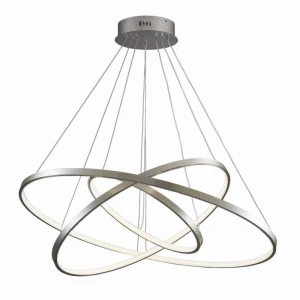 LEA 3 nikiel Ø 80cm. LED 60W 4000K Lampa wisząca