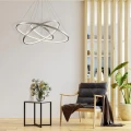 Lampa wisząca LEA 3 nikiel Ø 80cm. LED 60W 4000K goldlux
