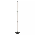 Ściemnialna obrotowa lampa podłogowa FINAN czarny LED 3 Step dim 30W 2700K lucide