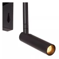Regulowany kinkiet ścienny z portem ładowania USB FINAN czarny LED 6W + 3W 2700K port USB