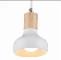 Lampa wisząca Puerto biały | brąz 5xE14 Candellux 35-62772 | 5906714862772