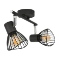FLY Lampa ścienna listwa 2xE14 39cm czarny Candelux 92-61898