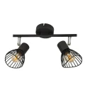 FLY Lampa ścienna listwa 2xE14 39cm czarny Candelux 92-61898