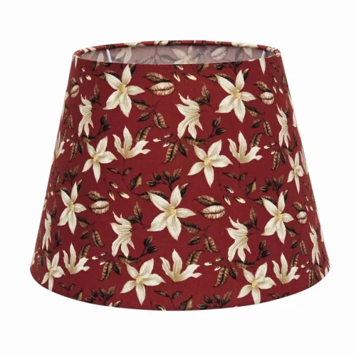 Abażur do lampy podłogowej SCARLET stożek 35cm red nature goldlux 330888 | 5901508330888