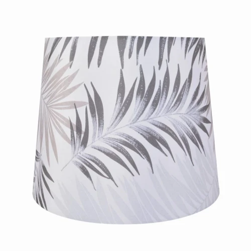 Abażur do lampy podłogowej SCARLET stożek 35cm grey leaves goldlux 330741 | 5901508330741