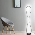 Lampa podłogowa INFINITO czarna LED 32W 4000K goldlux 330161 | 5901508330161