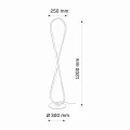 Lampa podłogowa INFINITO czarna LED 32W 4000K goldlux 330161 | 5901508330161