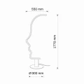 Lampa podłogowa STRANGER czarna LED  25W 4000K goldlux 330154 | 5901508330154
