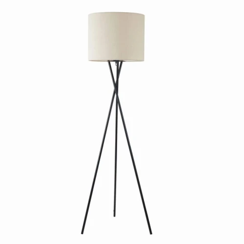 Lampa podłogowa TEKLA len naturalny Ø40 E27 goldlux 331373 | 5901508331373
