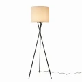 Lampa podłogowa TEKLA len naturalny Ø40 E27 goldlux 331373 | 5901508331373
