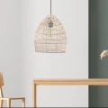 Lampa wisząca SAKURA beżowa Ø35cm. 1xE27 goldlux 330451 | 5901508330451