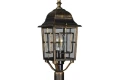 Lampa ogrodowa stojąca VOLTURNO antyczny rdzawy wys.100cm. E27 IP44 trio 405960128 | 4017807543605