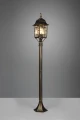 Lampa ogrodowa stojąca VOLTURNO antyczny rdzawy wys.100cm. E27 IP44 trio 405960128 | 4017807543605