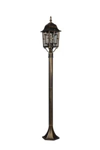 VOLTURNO antyczny rdzawy wys.100cm. E27 IP44 Lampa ogrodowa stojąca