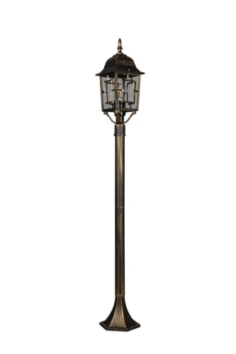 Lampa ogrodowa stojąca VOLTURNO antyczny rdzawy wys.100cm. E27 IP44 trio 405960128 | 4017807543605