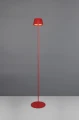 Zewnętrzna lampka tarasowa stojąca SUAREZ czerwony LED dim. 1,5W 3000K akumulator