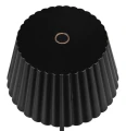 Zewnętrzna lampa tarasowa stojąca SUAREZ czarny mat LED dim. 1,5W 3000K akumulator
