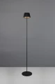 Zewnętrzna lampa tarasowa stojąca SUAREZ czarny mat LED dim. 1,5W 3000K akumulator