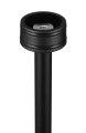 Zewnętrzna lampa tarasowa stojąca SUAREZ czarny mat LED dim. 1,5W 3000K akumulator