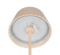 Zewnętrzna lampa tarasowa stojąca SUAREZ piaskowy LED dim. 1,5W 3000K akumulator