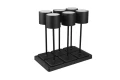 Zestaw lamp stołowych zewnętrznych 6 x Fernandez czarny mat LED dim