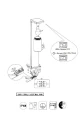 Lampa ogrodowa stojąca Ardila imitacja drewna wys. 65cm. czujnik zmierzchu E27 IP44 trio 511660135 | 4017807603446