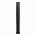 HOOSIC czarny mat wys. 80cm. E27 IP44 Lampa ogrodowa stojąca