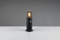 Lampa ogrodowa stojąca z czujnikiem ruchu i zmierzchu HOOSIC czarny mat PIR wys.30cm. E27 IP44