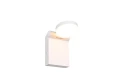 Kinkiet ścienny zewnętrzny uchylny ADOUR biały mat DIP SWITCH LED 7,5W 2300+3000+4000K IP44