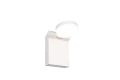 Kinkiet ścienny zewnętrzny uchylny ADOUR biały mat DIP SWITCH LED 7,5W 2300+3000+4000K IP44