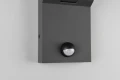 Kinkiet ścienny zewnętrzny uchylny z czujnikiem ruchu i zmierzchu ADOUR antracyt PIR DIP SWITCH LED 7,5W 2300+3000+4000K IP44